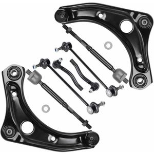 8PCS Front Lower Control Arms Suspension Kits Fits for Nissan Versa 2013-2019, 2012Versa (1.6 S, 1.6 SL, 1.6 SV)2012, Versa Note 2014-2019, Micra 2015-2019