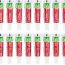 30 Tubes Travel Size Toothpaste in Bulk, Disposable Mini Mint Compact Small Pocket Size Essential Toothpaste for Vacation Hotel Shelter Homeless Nursing Home Charity Camping Single Use 0.17 oz/ 5g