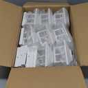 EXCMARK 4x4 Solar Post Cap Lights, 8 Pack Fence Deck Post Lights Outdoor Solar Powered Waterproof with Two Light Modes Warm&Cool White for Garden Patio Decor. (Classic White, 8)