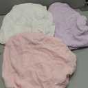 Newwiee 3 Pcs Muslin Crib Sheets for Girls and Boys 24'' x 38'' Cotton Soft Fitted Baby Bed Sheets for Crib Mattress(Graceful)