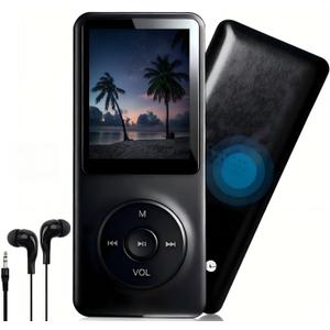MP3 Player with Bluetooth - Portable Music Player for Kids - with Built-in HD Speaker, Voice Recorder, HiFi Sound, E-Book, Included Earphones