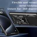 Compatible with Honor Magic 7 Case Cover,with Slide Camera Lens Cover Compatible with Honor Magic7 5G PTP-AN00 Case Blue