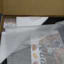 Corner Bread Box for Kitchen Countertop, Black Bread Storage Container for Homemade Bread, Two Layer Breadbox under Cabinet Mount, Large Bread Holder for Kitchen Counter, Pantry Shelf