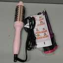 Thermal Brush for Blowout  1.5 Inch Heated Round Brush with Negative Ions, Dual Voltage, Dual PTC, 6 Heat Settings, Salon Smooth Hair, Less Frizz, Travel-Friendly, Pink