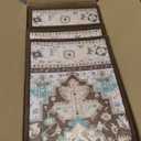 Stair Treads for Wooden Steps Indoor, 15 Pack 8" X 30" Non Slip Carpet Stair Treads with Reusable Adhesive for Kids Elders and Dogs, TPR Backing Stair Rugs Oriental Staircase Step Treads,Bohemia (Dark Brown)