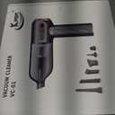 KMM Handheld Car Vacuum Cleaner, 4 in 1 Vacuum Cleaner 16000Pa Air Duster, 3-Speed Adjustable 120W High Power Vacuum Cleaner with LED Light and Multi-Nozzles for Car, Home, Office, Pet (Gray)