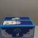 fanquare 21-Piece Gold Vine Floral Porcelain Tea Sets with Sugar Bowl Creamer Teacups, English Bone China Tea Service for Women TeaParty Family Gathering Home Décor