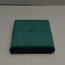 JunningGor Velvet Pearl Display Box Jewelry Necklace Showcase Long Chain Holder Storage Case (Peacock Blue)