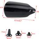 Club Style Handlebar Handguards Upgrade Bracket Compatible with Harley Touring Road Glide Electra Glide Road King CVO/SE, Softail Street Bob FXBB 114 FXBBS Low Rider ST 117 FXLRST 2009+ 2026
