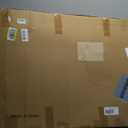 QSQ Abstract Wall Art Off White Large Size Artwork Wall Decor Canvas Painting Stretched Canvas Wooden for Living Room Bedroom Office Home Decor ready for hanging 29"x58"