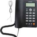 Corded Landline Phone Big Button Household Hotel Business Desktop Landline Telephone with LCD Display KX-T2025 Landline Phone Standard Phone Telephones Landline Corded with Answering Machine