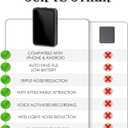 Voice Activated Recorder, Magnetic Voice Recorder with Playback, Digital Voice Recorder with 64GB Storage Space, Recorder Voice Activated for Lectures/Meetings/Interviews/Home