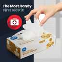 MED PRIDE Medical Vinyl Examination Gloves (X-Large, 100-Count) Latex & Rubber Free, Ultra-Strong, Clear Disposable Powder-Free Gloves for Healthcare & Food Handling Use