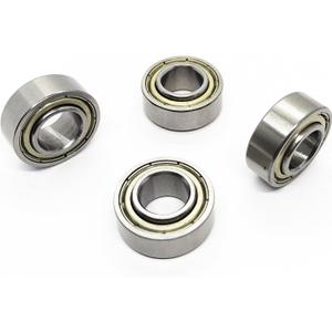 Wheelchair Caster Bearings,Wheelchair Front Wheel Bearings,Transport Chairs Rear Wheel Bearing,ID11.1*OD23*T10mm,Compatible with 11MM(7/16") Wheel axles,8" Wheel Replacement Parts.STDS1011,(4pcs)