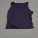 Trendy Queen Womens Tank Tops Double Lined Crop Sleeveless Going Out Camisole Summer Fashion Basic Soft Spring Clothes 2025 (Medium, Purple)
