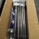 10 Foot Flag Poles for Outside House Inground with 3x5 American Flags,Heavy Duty Stainless Steel Flag Pole in Ground with 5 Pronges Base,Inground Flag Poles for Residential Garden Yard