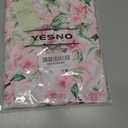 YESNO Summer Dresses for Women Casual Boho Floral Sundresses Sleeveless Scoop Neck Beach Tank Dresses EVS (M)