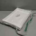 US Acrylic White Plastic Serving Trays (Set of 4) 15 x 10 | Large Unbreakable Reusable Rectangular Party Platters | Serve Appetizers, Fruit, Veggies, & Desserts | BPA-Free & Made in USA