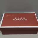 Women's Clear Square Open Toe High Heel Sandals Fashion Slip On Backless Crystal Stiletto Heel Slide Sandals Sexy Wedding Party Prom Dress Shoes 4.5-14 Size (Red)