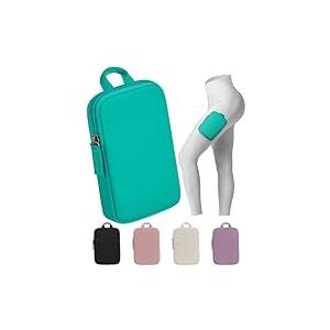 MGNTIC Running Phone Holder for Running Men and Women - Patented Hands-Free Thigh Running Bag for Phone, Travel and Gym Magnetic Leg Pouch Jogging Bag