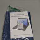 CHESONA for iPad 10th Generation Case with Keyboard, 7 Color Backlight, Multi-Touch Trackpad, Flip Stand Case with Pencil Holder, 2 Wireless Channels for iPad (A16) 11th/10th Gen 2025/2022, Steel Blue