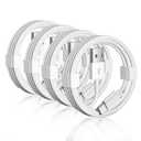 4 Pack Car Carplay Cable for iPhone 16e 17 Air 16 15 USB A to USB C Cable for iPhone 16 15 Pro Max 16 15 Plus for Carplay USB C, iPad usb C Cables iPad Pro Air 5th 4th Mini 6th Gen Charger Cord (3 Feet, White)