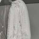 MIYE Pleated Waffle Weave Bed Skirt, Tailored Dust Ruffle 16 Inch Drop Easy Fit, Machine Washable, No Split Corners (White, King - 16" Drop)