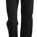 Linen Pants Women Cotton Linen Straight Leg Lightweight Pants Summer Plus Size Women Loose Fit Trousers(M*Black, Small)