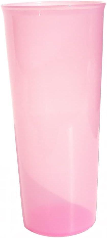 Pink Smooth Tupperware Tumbler 16 Ounces