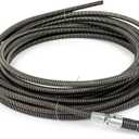 Drain Cleaning Cable, 5/16 In. x 25 ft.Replace 62235,Compatible with G2037506, 4MY89, 4Z661, G1501245 Drain Cleaning Machines