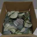 Artificial Eucalyptus Garland with Lights, 6FT Fairy Light Eucalyptus Vine with Timer, 8 Modes, Waterproof Battery Operated, Faux Greenery Vine for Spring Easter Wedding Decoration (Eucalyptus)