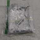 SARO LIFESTYLE Bottega Collection Foil Print Design Table Runner, 15" x 108", Silver