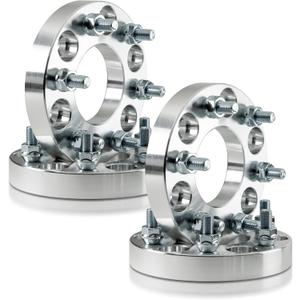 Customadeonly 25mm (1 Inch) 6x135 Hubcentric Wheel Spacers (Without Lip) Compatible for Ford F-150 Expedition 2004-2014, Mark LT 2006-2008, Navigator 2003-2014 (4pcs 87.1mm M14x2.0) (Silver)