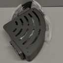 Voldra Corner Shower Caddy Suction Cup, 2 Pack Corner Shower Shelves No Drilling, Aluminum Upgrade Suction Cup Shower Organizer with Towel Bar & Hooks Removable Bathroom Storage Rack (Gray)