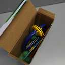 Glow-in-The-Dark Door Pong Ping Pong Trainer with 6 Rechargeable Balls - Door Frame Hanging Table Tennis Set, Indoor Outdoor Fun Ages 3+