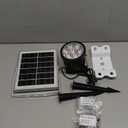 Flagpole Light Solar Powered,Auro 7 Solar Spot Light 7 LED for 1.5"-3.3" Poles,12H Dusk to Dawn Auto On/Off,5W Outdoor IP65 Waterproof,Multiuse on Landscape,Wall - Cold White