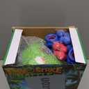 Realistic Dinosaur Moveable Shooting Toys, 2 Pack Launchers with Aiming, Roaring Dino Eyes & Belly Glow, LCD Score Record, Stocking Stuffers for Kids Toys Gifts for Boy Ages 3 4 5 6 7 8 9 10+ Year Old (Green)