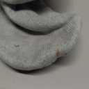 COUVER Mens Knee High Sports Athletic Baseball Softball Bottom-Cushioned Socks, 1 Pair (Large, Solid Light Gray)