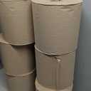 AmazonCommercial 1-Ply Kraft 7.9' Hard Roll Paper Towels (SOFI-011) Bulk for Business |Made from 100% Recyclable Material |Compatible with Universal Dispensers|800 feet per Roll (6 Rolls)