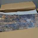 LUXE WEAVERS Arman Collection 5675 Multi 8x10 Distressed Abstract Area Rug