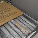 Fairy Baby 22.8"-25.5" Narrow Baby Gate for Stair, Pressure Mounted Auto-Close Pet Gate for Small Walk Thru and Doorways, Safety Child Gate No Drilling, No Extensions, Black