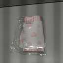 Biloban Organic Cotton 2 Pack Kids Toddler Pillowcase for Children Toddler Pillows 13"x 18" or 14"x19", Envelope Travel Toddler Pillow Cover Case (Pink Print)