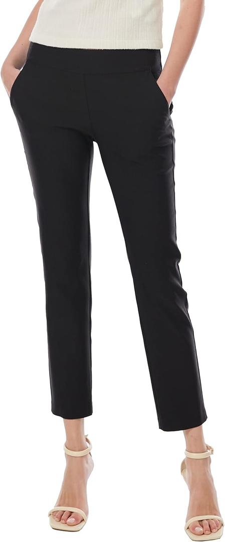 Women's Pull On Ankle Pants, XL