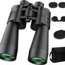 20x70 Binoculars for Adults High Powered - WOZEL HD Bird Binoculars with Clear Low Light Vision - Powerful Binocular for Bird Watching Hunting Travel Outdoor Hiking - Christmas Birthday Gifts for Men