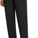 BMJL Women's Joggers High Waisted 29" Workout Track Pants with Pockets Athletic Gym Yoga Casual (X-Large, Black 01)