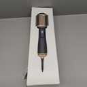 Hair Dryer Brush Blow Dryer Brush in One, 4 in 1 Hair Dryer and Styler Volumizer with Oval Barrel, Professional Salon Hot Air Brush for All Hair Types, Gold