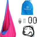 Hanging Swing Chair for Kids - Includes Hardware - Great as a Sensory Swing (Deep Pink)