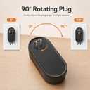 Plug in Diffuser for Essential Oils with 30ml Bottle & Timer – Plug in Essential Oil Diffuser with 4 Mist Levels & Rotating Plug – Plug in Diffuser for Bathroom, Bedroom, Office, Kitchen, Yoga Room