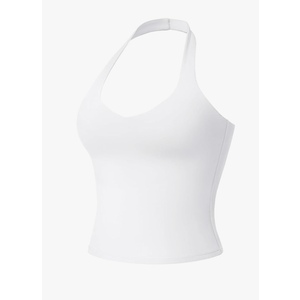 YEOREO Aherin Women Halter Tank Tops Not Padded Cami Open Back Slim Fit Fitness Y2K Going Out Crop Top, S
