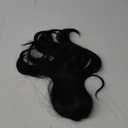 Ponytail Extension,Hair Extension Ponytail 20" Long Claw Hair Extension Synthetic Wavy Straight Hairpieces Ponytail Clip in Ponytail Wig Daily Fluffy Pony Tail for Women(Natural Black)